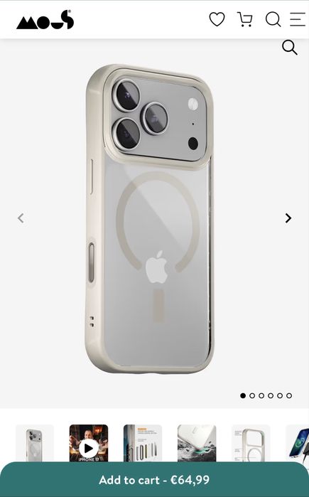 Husa Mous iPhone 17 Pro