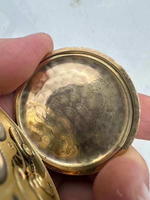 Лонжин Longines 14к златен джобен часовник. Царска Русия