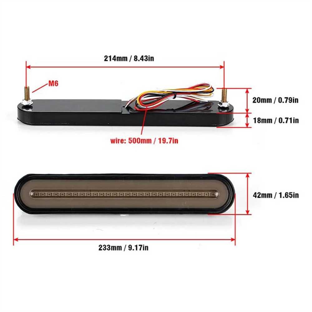 Set 2 Lampi led Stop pe frana , pozitie si semnalizare dinamica 12-24V