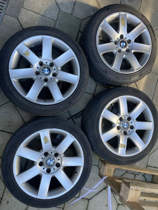 Set roți originale BMW 17” – jante aliaj + anvelope vară 225/45 R17