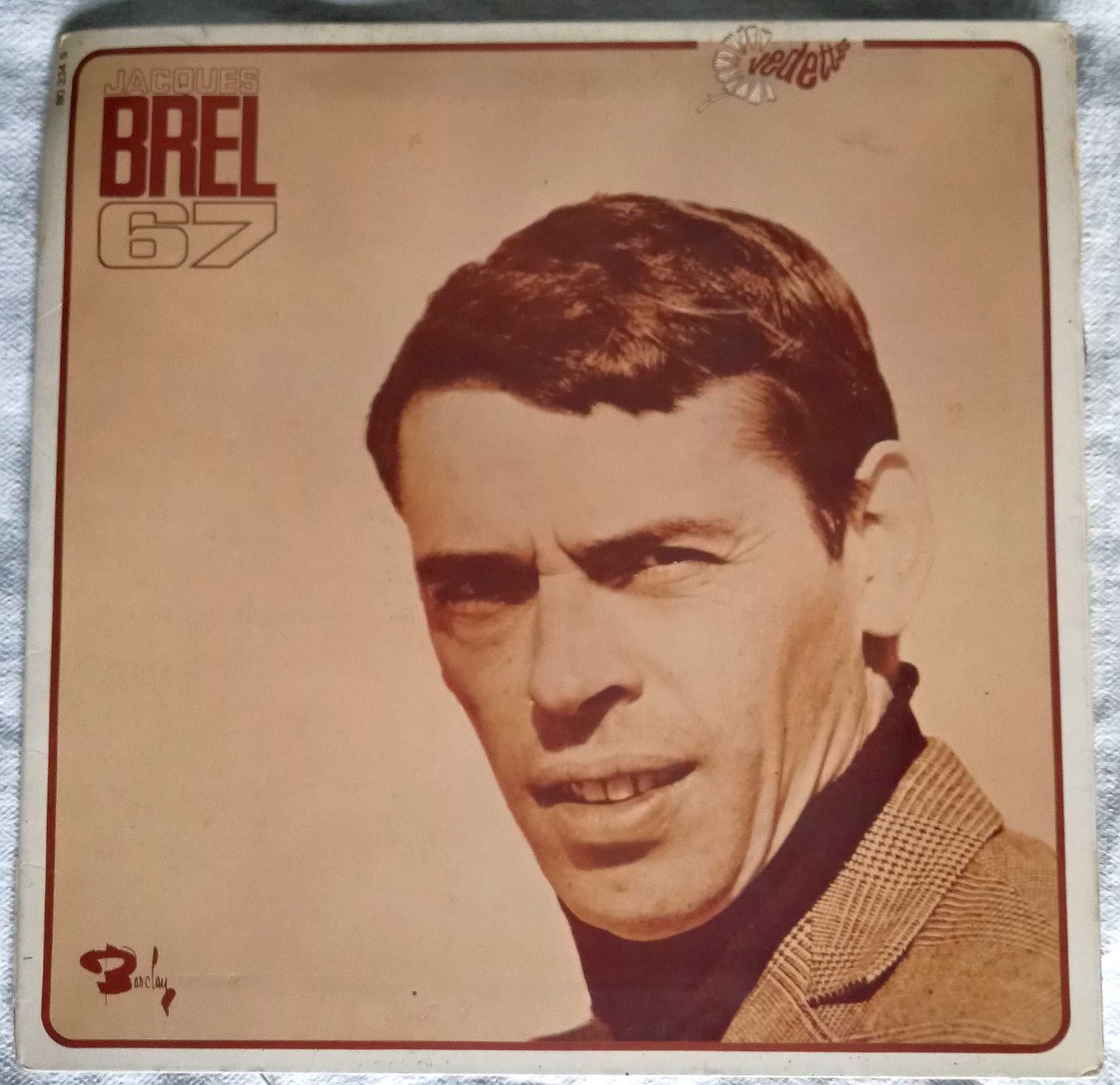 Грамофона плоча Jaque Brel 67. Vedettes, Франция