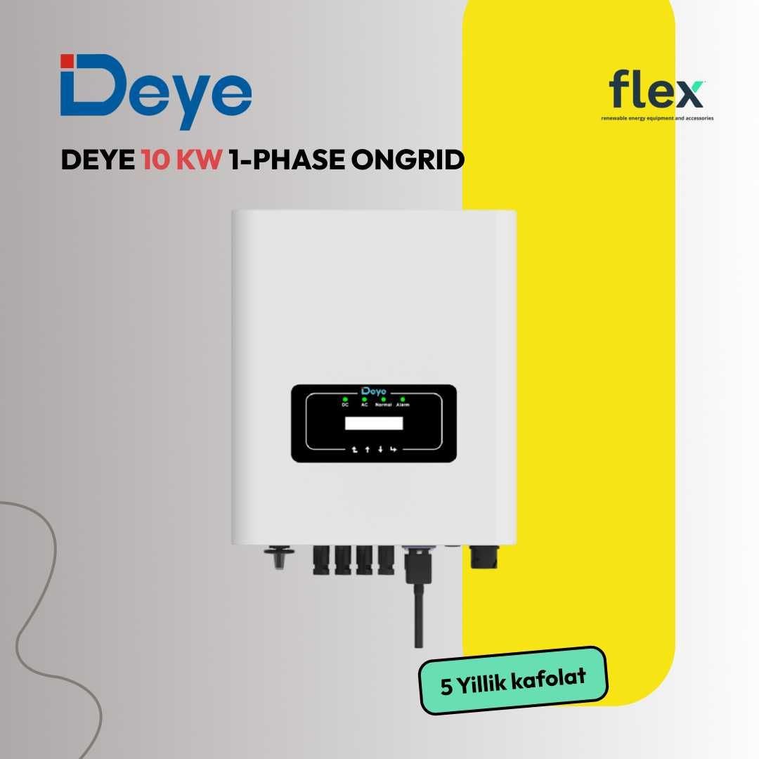 DEYE 10 kW 1-fazali ongrid invertor / сетовой