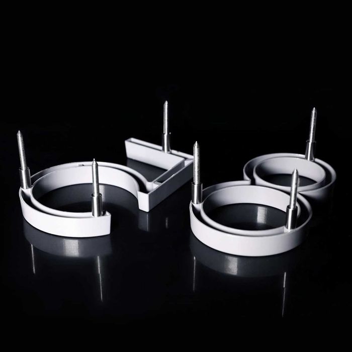 Numere metalice, zing casa, usa, gard, efect de plutire, 3D, moderne