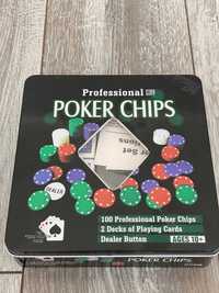 Покер чипове и карти Professional Fine Gift Poker Chips