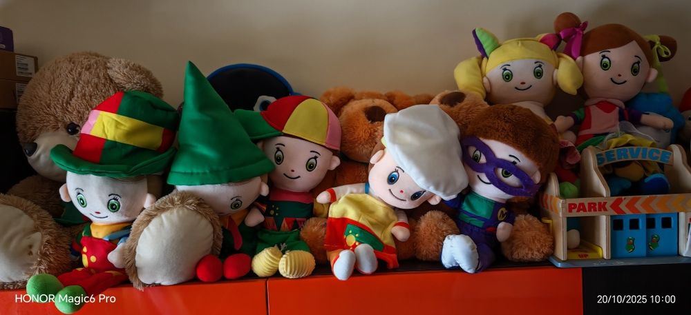 Gasca Zurli colectie plus carte papusa urs colectia