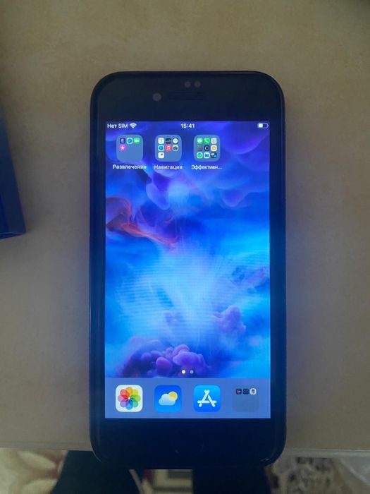 Айфон 7, память 32 гб, ёмкость 75 %.