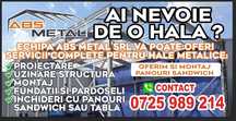 Vând hale metalice cu montaj
