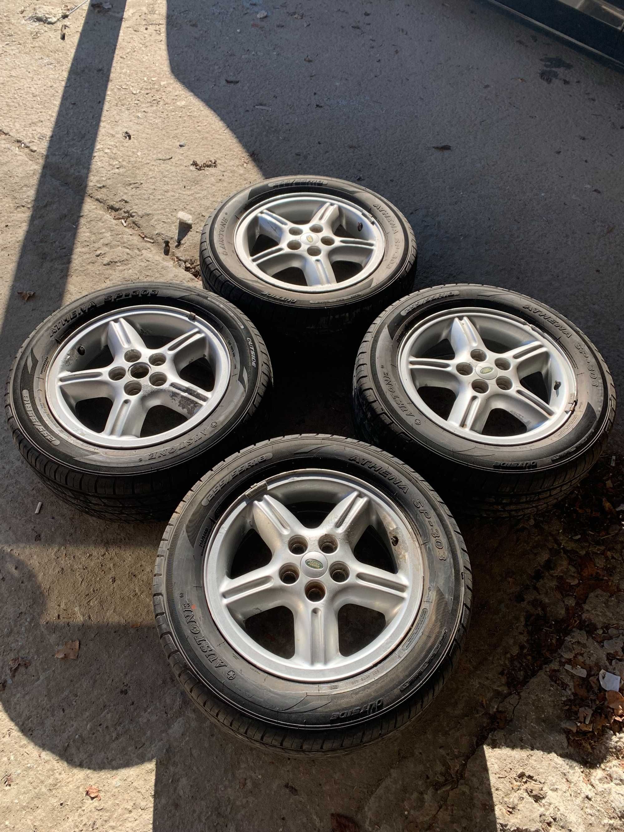 Алуминиеви джанти 18цола за Lend Rover P38 5х120 с гуми 255/55R18