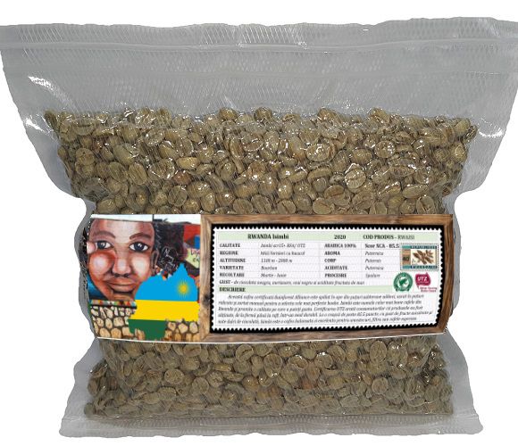 Cafea Verde RWANDA Isimbi 2022, Arabica 100%