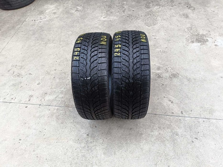 Doua anvelope noi de iarna 245 45 19 bridgestone blizzak LM 32