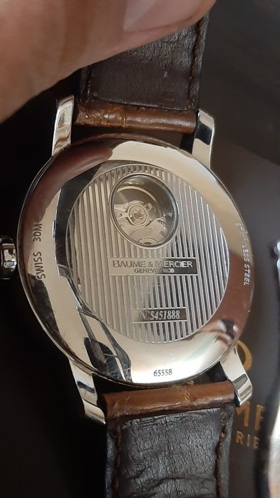 Baume mercier 65558 open heart 42mm full box impecabil