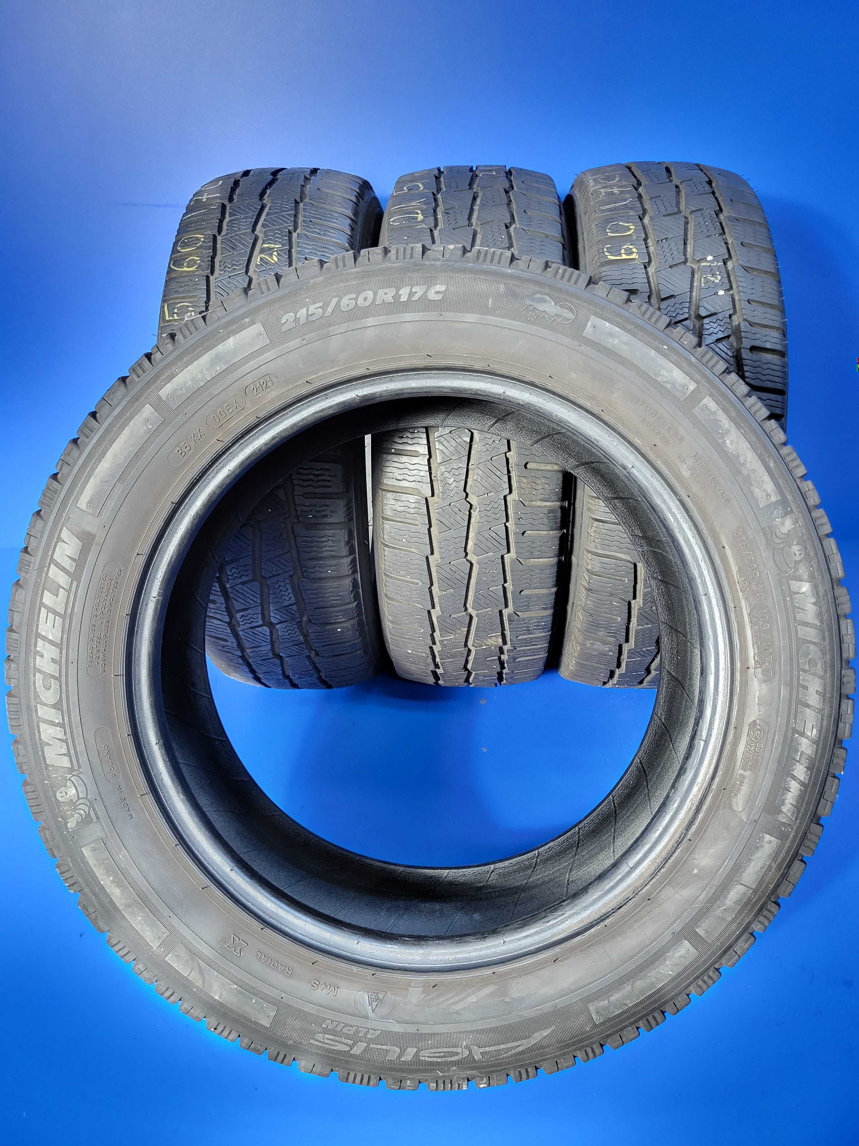 Vand 4 x 215 60 17 C-uri, an 2021-2022 Michelin Agilis Alpin M+S