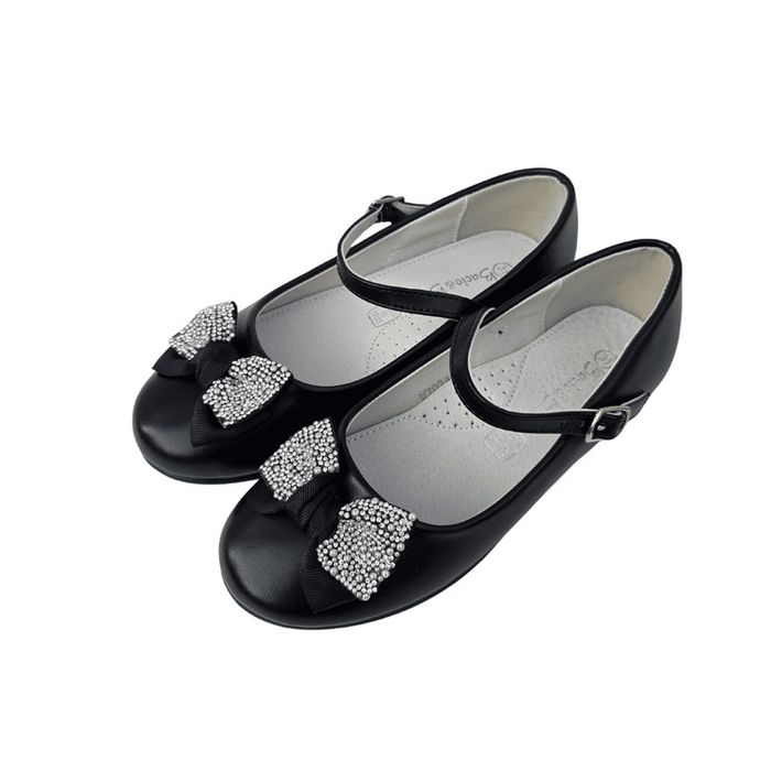 Детски официални обувки с панделка