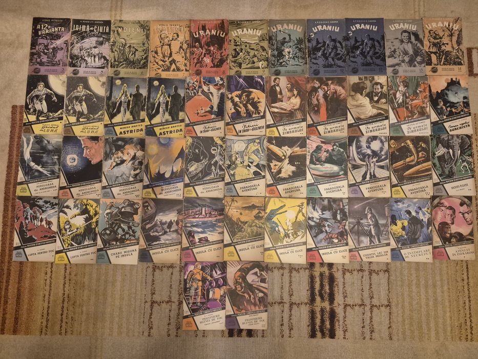 Peste 120 exemplare CPSF (Colecția Povestiri Științifico-Fantastice)