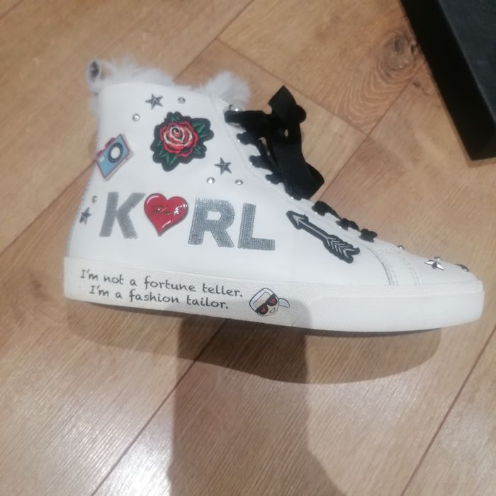 Sneakers Karl Lagerfeld imblaniti nr 38 piele naturala