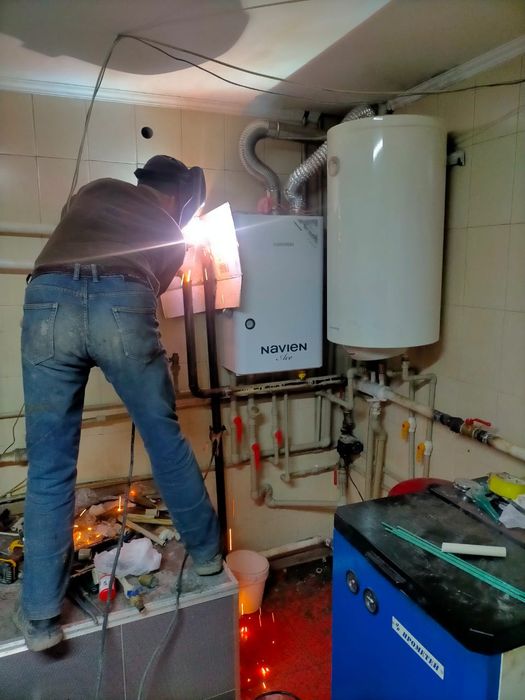 Сантехник. Всё виды СантехСервис Газосварочные работы. Установка котл
