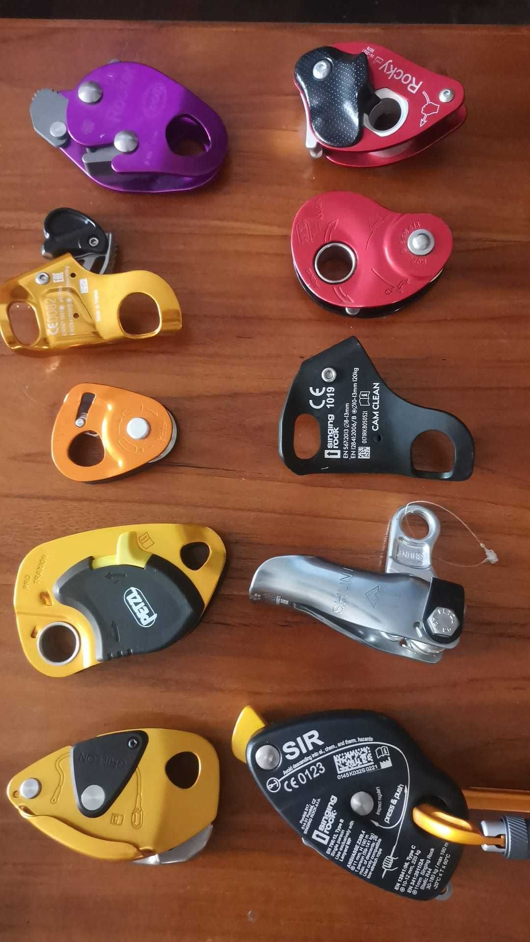 petzl dispozitive echipamente alpinism