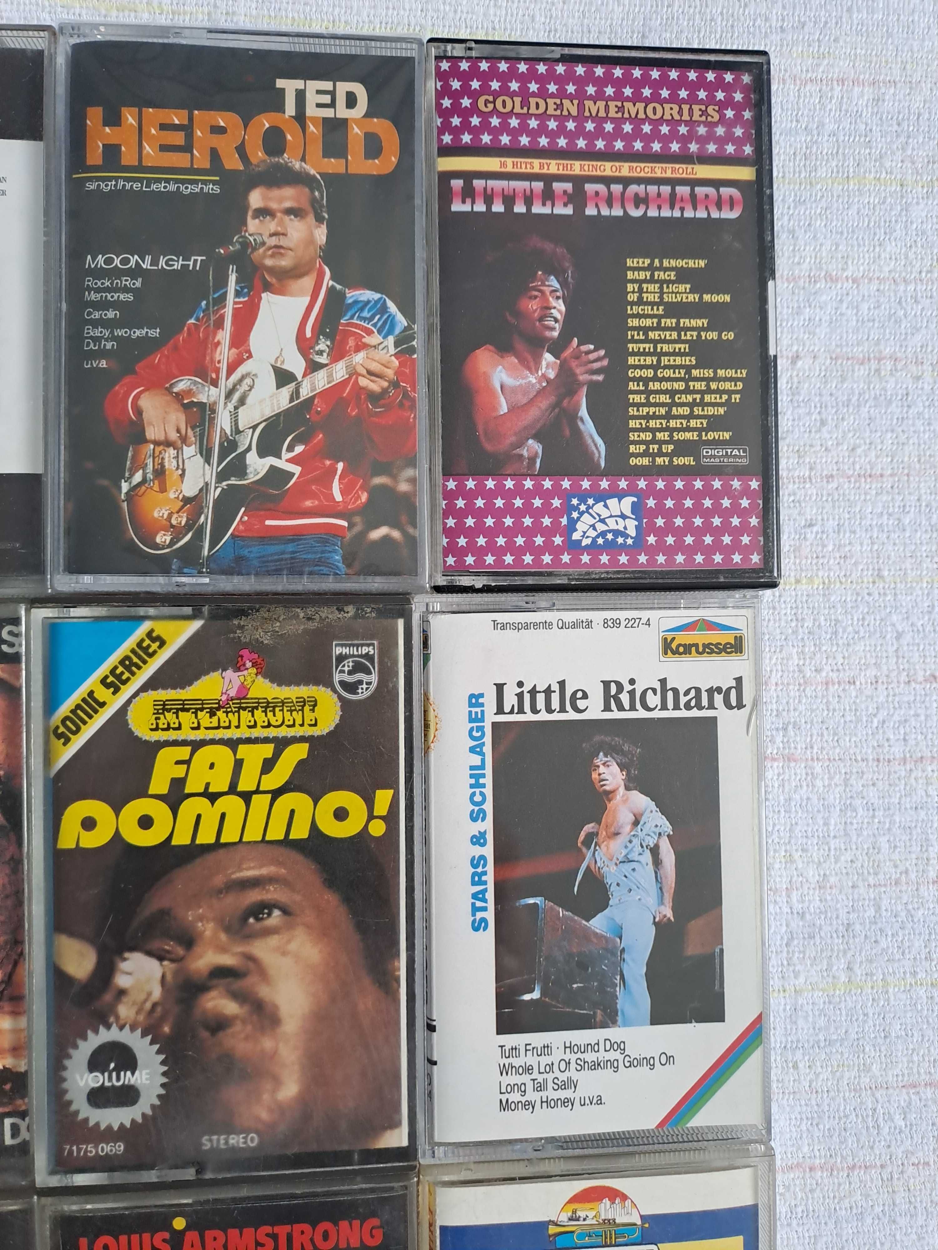 casete audio shakin stevens jerry lee lewis bee gees dean martin