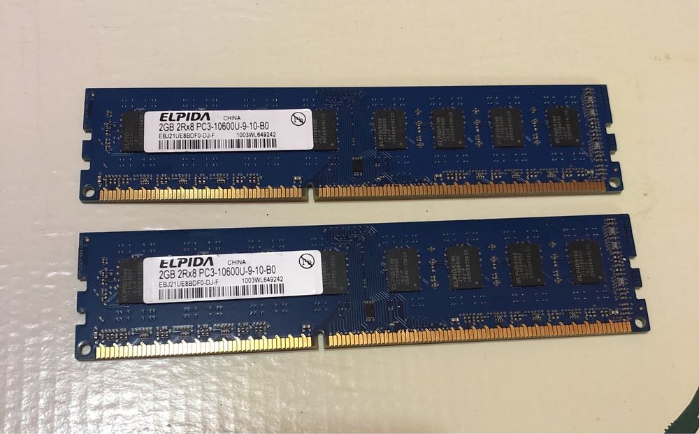 Placuta ram ddr3 2 gb ram 2 gb ddr3 elpida 2x2 gb ddr3 ram pc ddr3