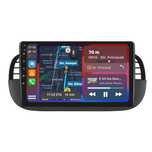 Navigatie Dedicata Fiat 500 (2007-2015) 9Inch, BT, Carplay, Negru