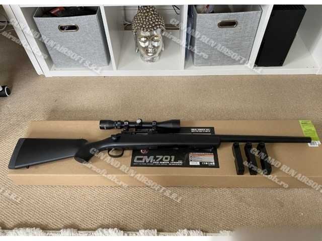 PUSCA IEFTINA [5 JOULI] !! Luneta Inclusa Airsoft Cu Aer Comprimat~ARC