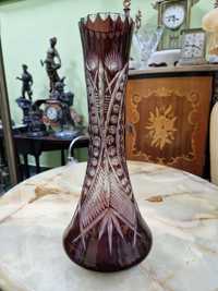 Чудесна антикварна кристална ваза