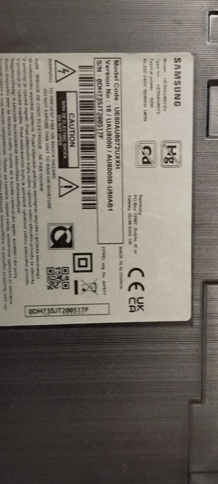 Продавам 50 инча телевизор Самсунг за части