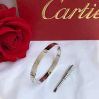 Brățară Cartier LOVE 16 Aur Alb 750