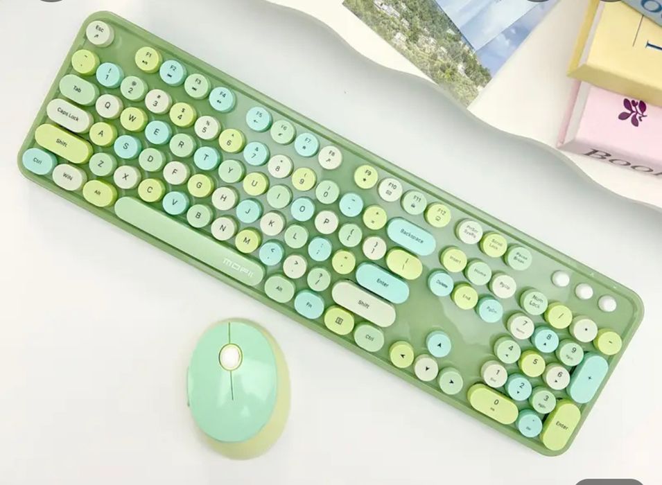 Безжична клавиатура mofii + мишка