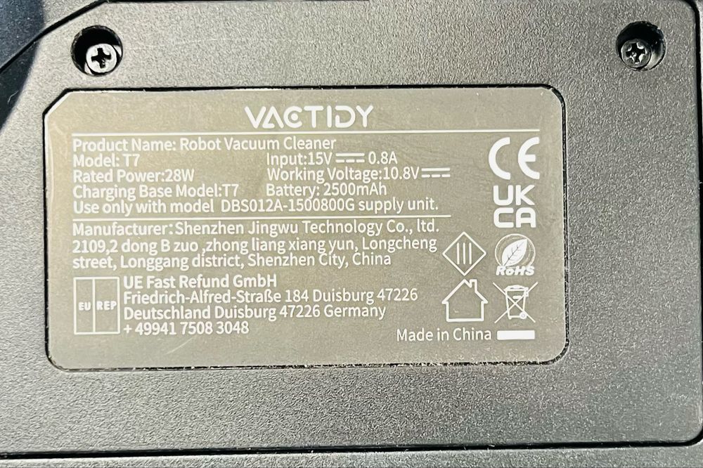 Прахосмукачка робот Vactidy T7