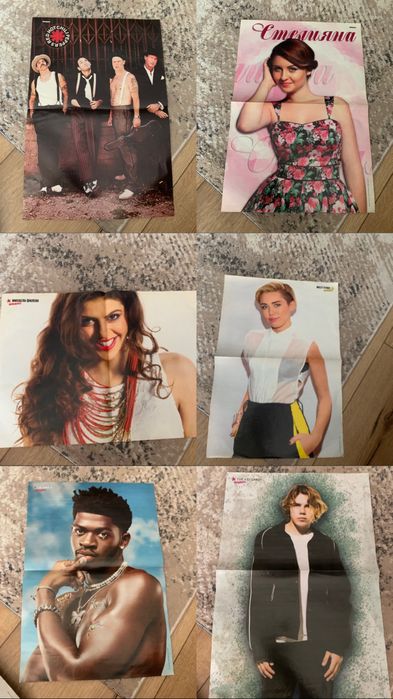 Плакати и снимки с автографи на Браво