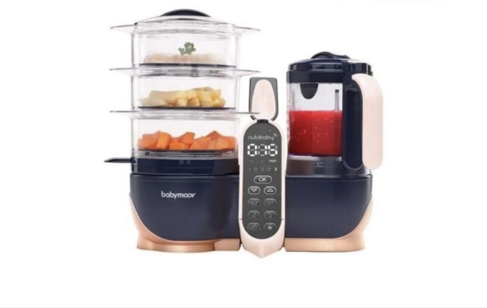 Robot pentru gatit Babymoov-Nutribaby (+) XL, 5 in 1, multifunctional