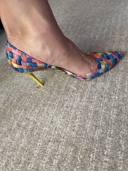 Pantofi piele, stiletto, Maccioni.