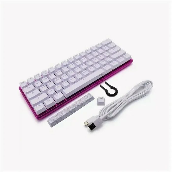 Игровая клавиатура HyperX Alloy Origins 60 Pink, Red Switch