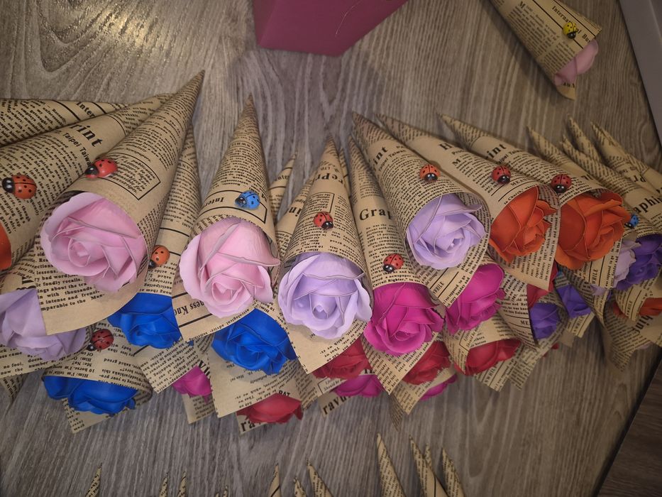 Trandafiri sapun 3lei buc