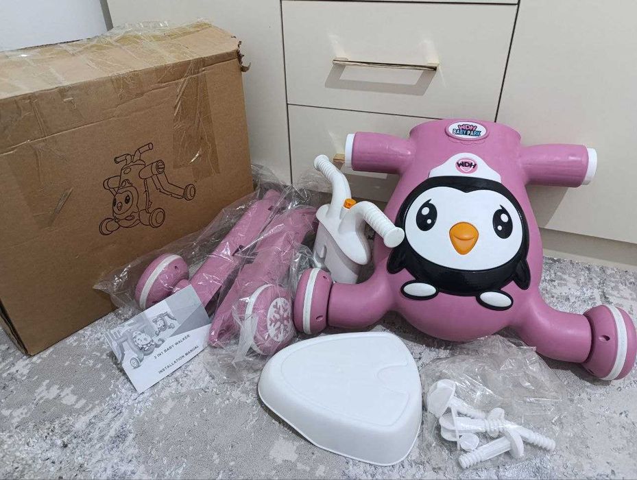 Толкунок, ходунок 3в1, tolkunok 3v1