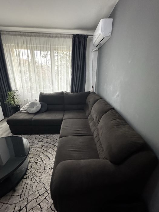 Canapea coltar extensibila pentru living