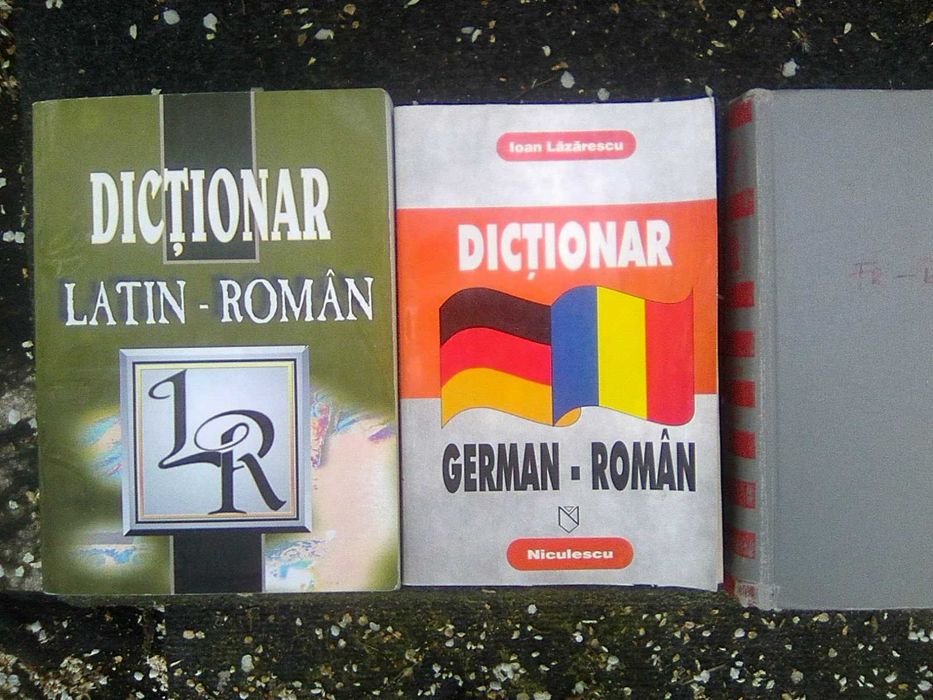 vand dictionar german francez italian latino-roman