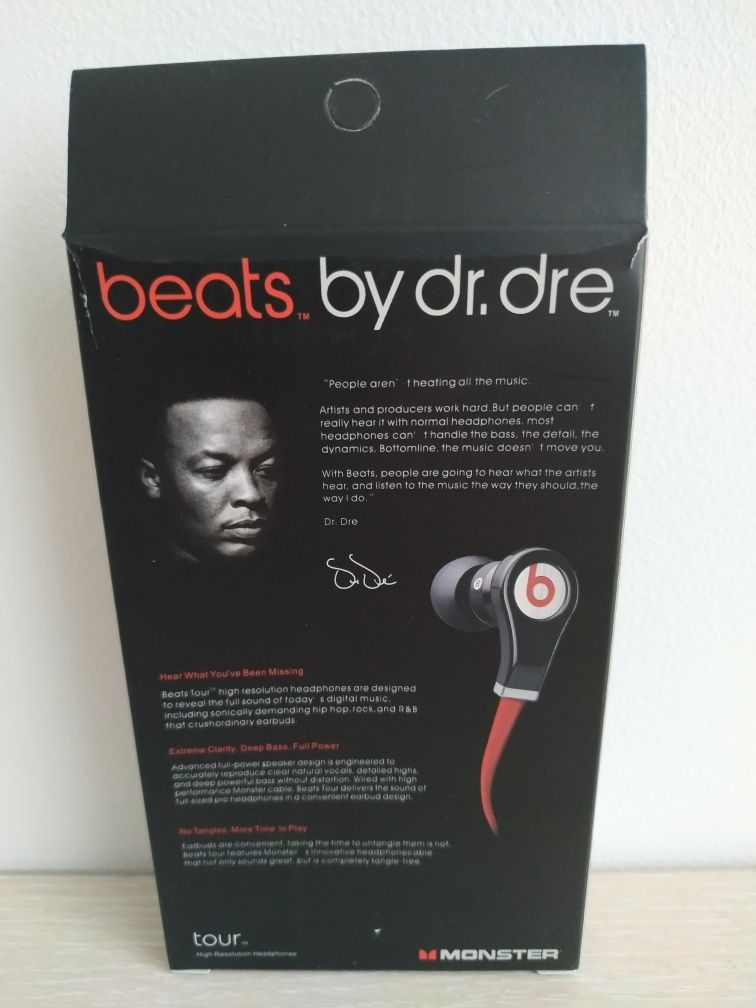 Слушалки с кабел Monster beats by Dr. Dre tour, high resolution