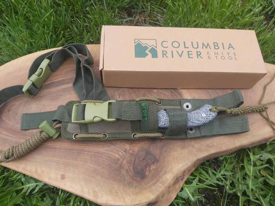 Тактически ловен нож Columbia,фултанг,кания CRKT за колан и бедро