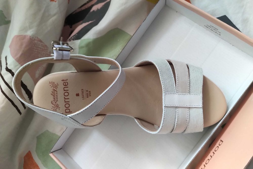 Сандали PORRONET, произведени в Испания, естествена кожа