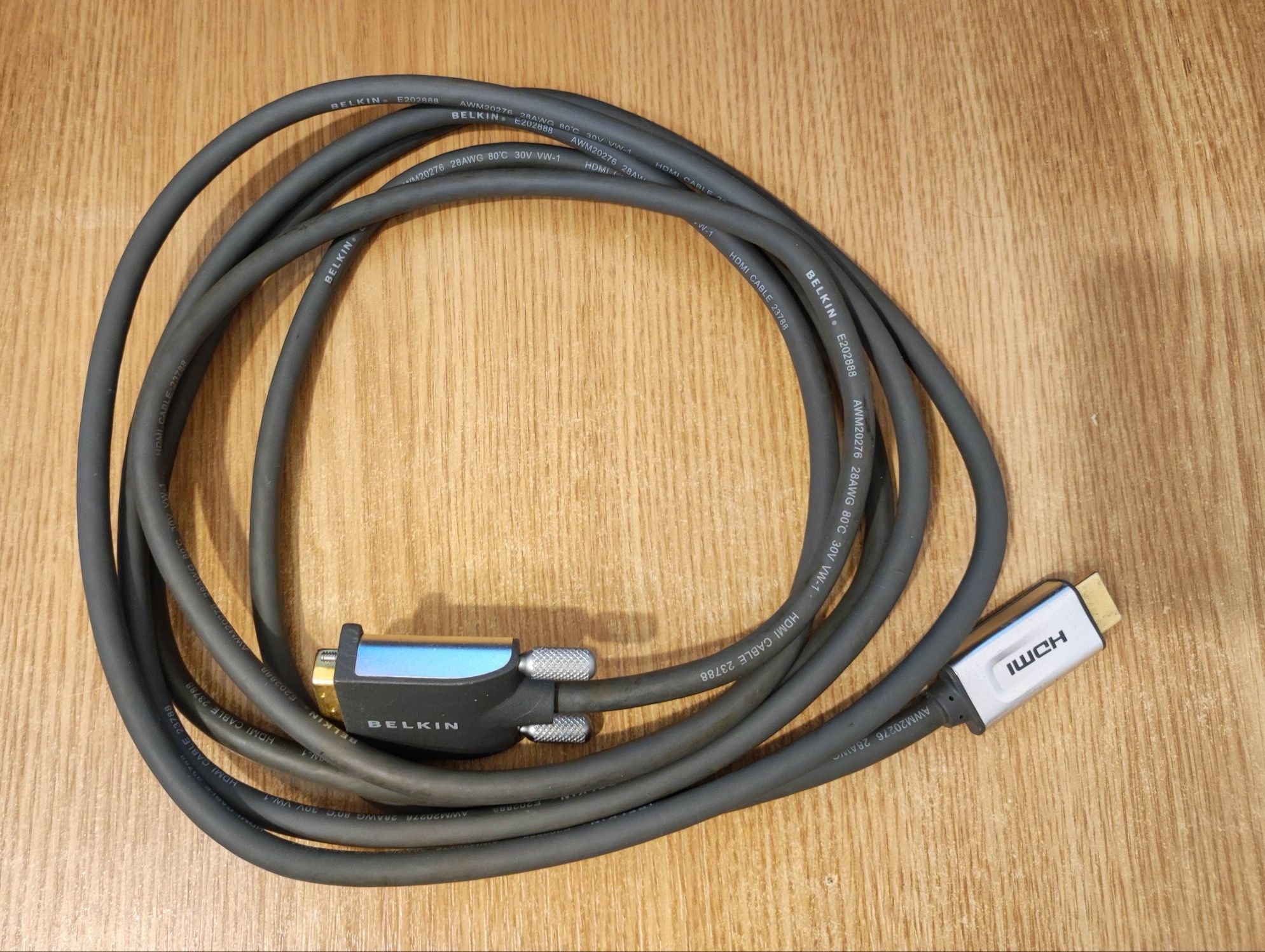 Cablu DVI-D la HDMI super calitate Belkin 3metri 4k full hd