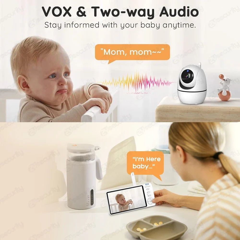 Видеоняня, няня, радионяня, babyphone ABM501, videonyanya