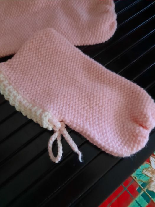 Papuci noi crosetati manual mărimea L