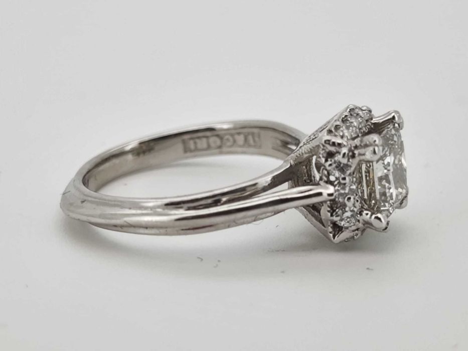Inel Tacori platina si diamante  pret initial 20.000lei