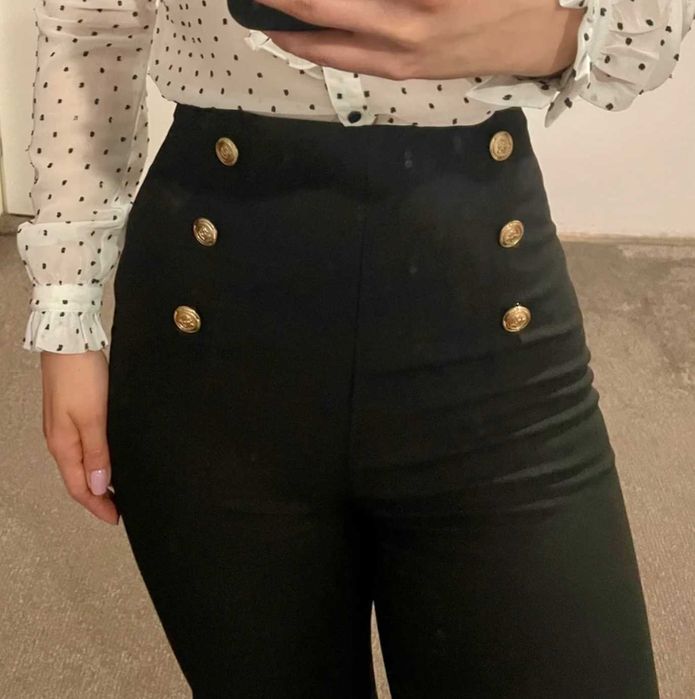 Pantaloni eleganti pt office, noi, Reserved, XS