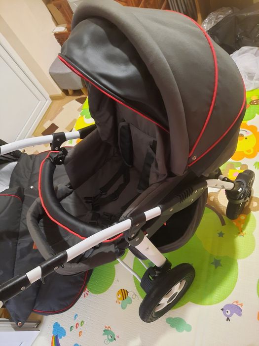 Krausman - Carucior 3 in 1 Ride Dark Red