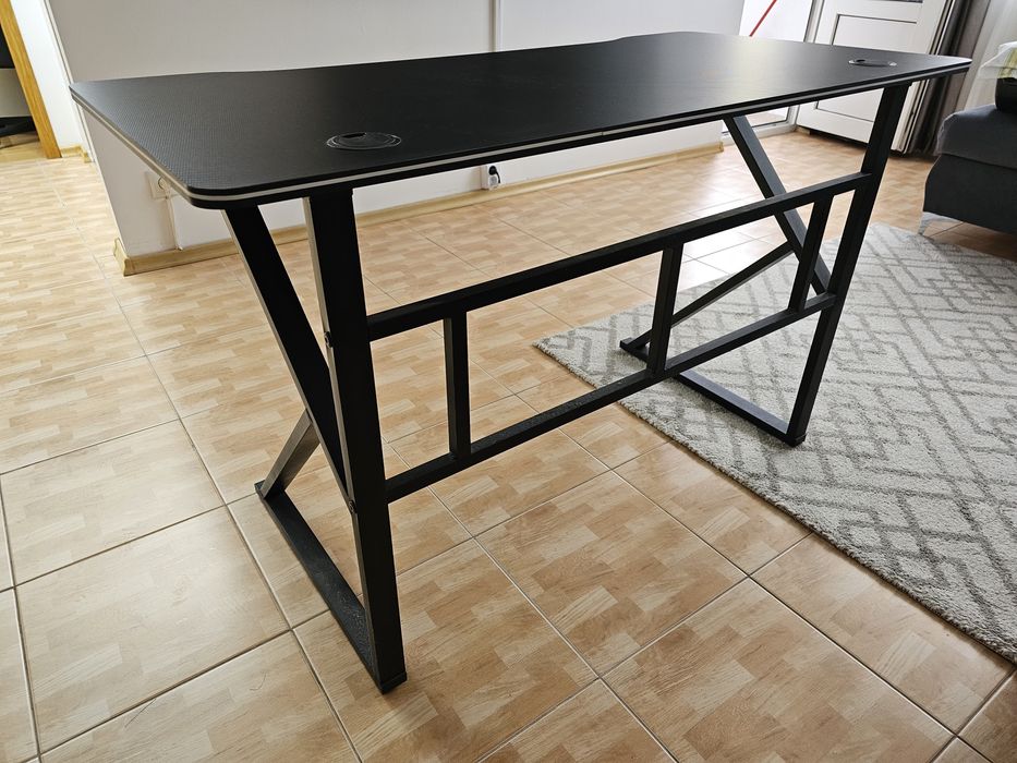 Birou Huzzaro Negru Fibra de Carbon