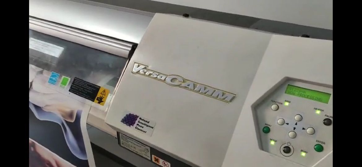 Roland широкоформатный принтер печать плюс резка