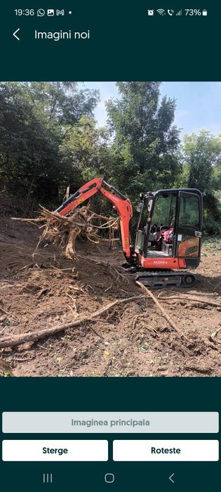 Miniexcavator de inchiriat